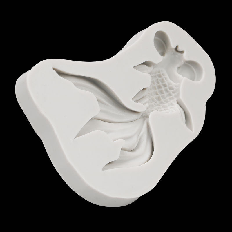 Goldfish silicone mold epoxy pendant decorative mold soft pottery clay silicone decorative mold in stock wholesale