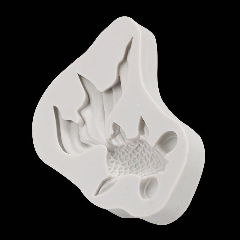 Goldfish silicone mold epoxy pendant decorative mold soft pottery clay silicone decorative mold in stock wholesale