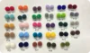 2026 Wholesale Multi Colors Velvet Beads 500pcs Per Pack 10mm 12mm DIY Acrylic Burgundy Velvet Beads for Bag Making