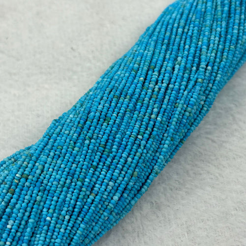 Afghanistan turquoise blue pine flying saucer beads abacus beads flat beads DIY handmade necklace clavicle chain jewelry accessories