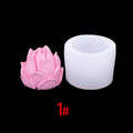 Three-dimensional simulation flower silicone mold creative handmade soap aromatherapy candle mold baking accessories