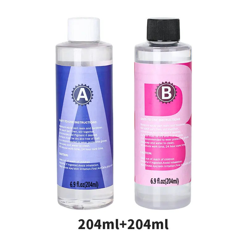 1:1 Crystal Clear Epoxy Resin Kit High Gloss & Bubbles Free Art Resin Supplies for Coating and Casting Craft DIY Jewelry Making
